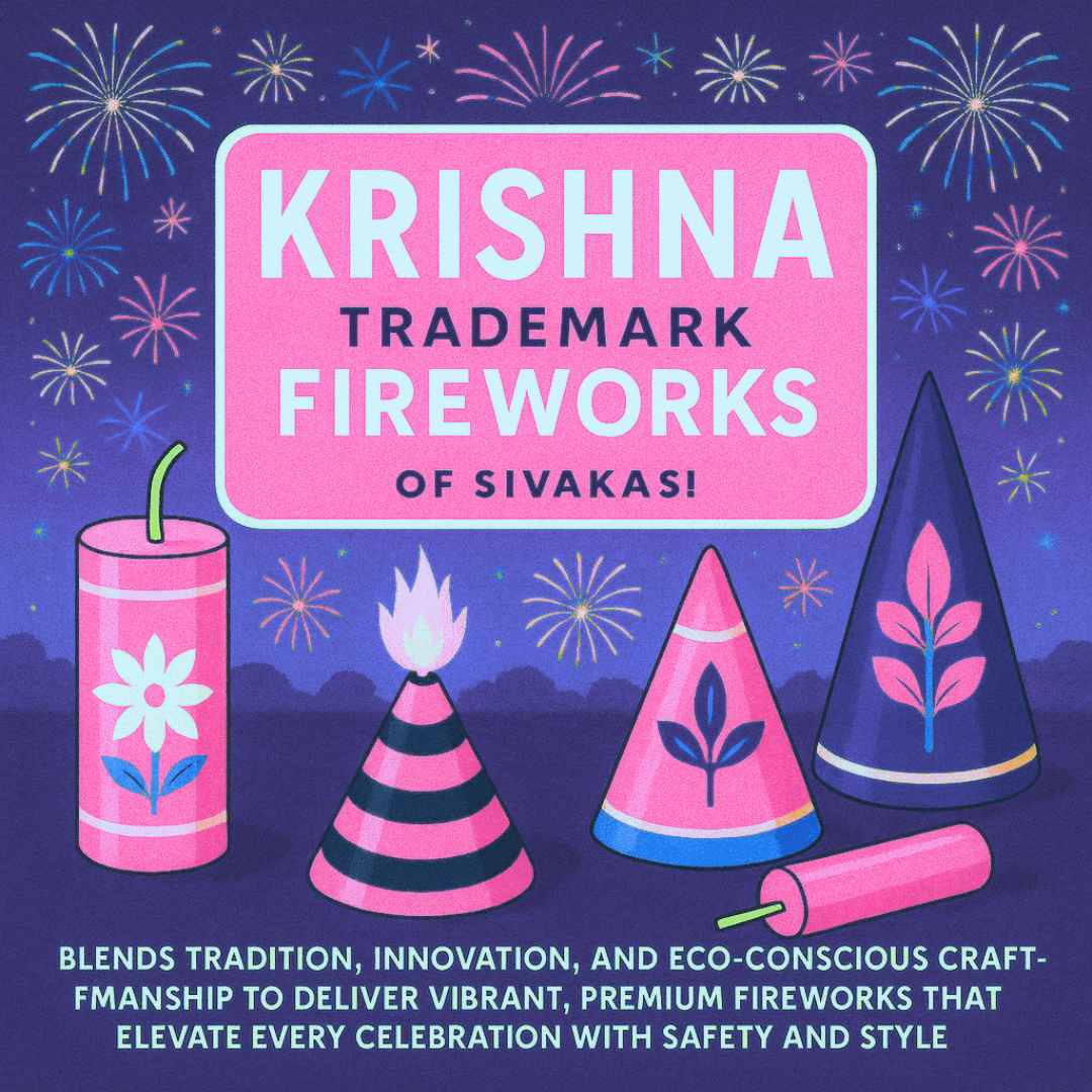 Krishna Trademark Fireworks About