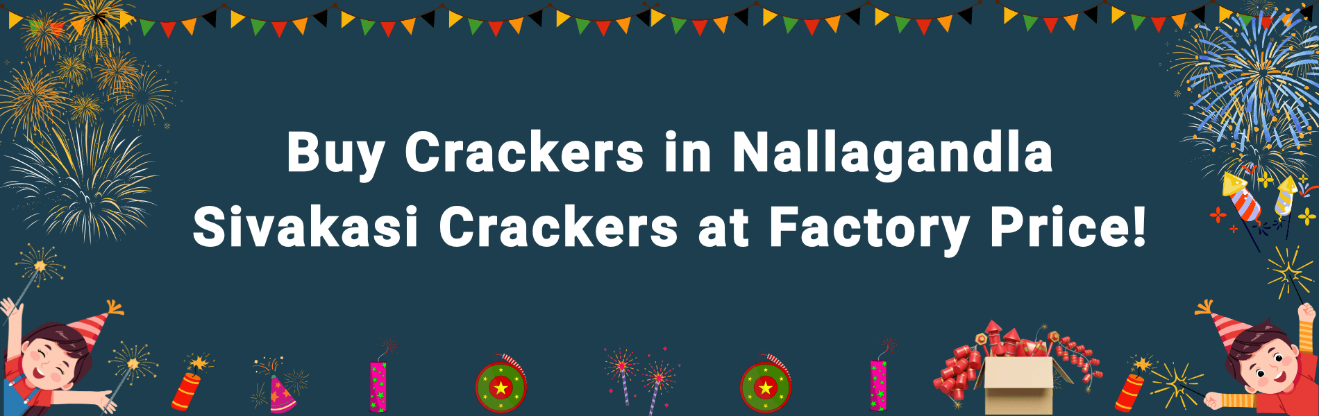 Colorful Sivakasi Diwali fireworks and crackers available for home delivery in Nallagandla Hyderabad