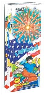 Lightning Thunder (2 Piece) – Electrifying Fancy Aerials | Sony Fireworks | PMS Crackers