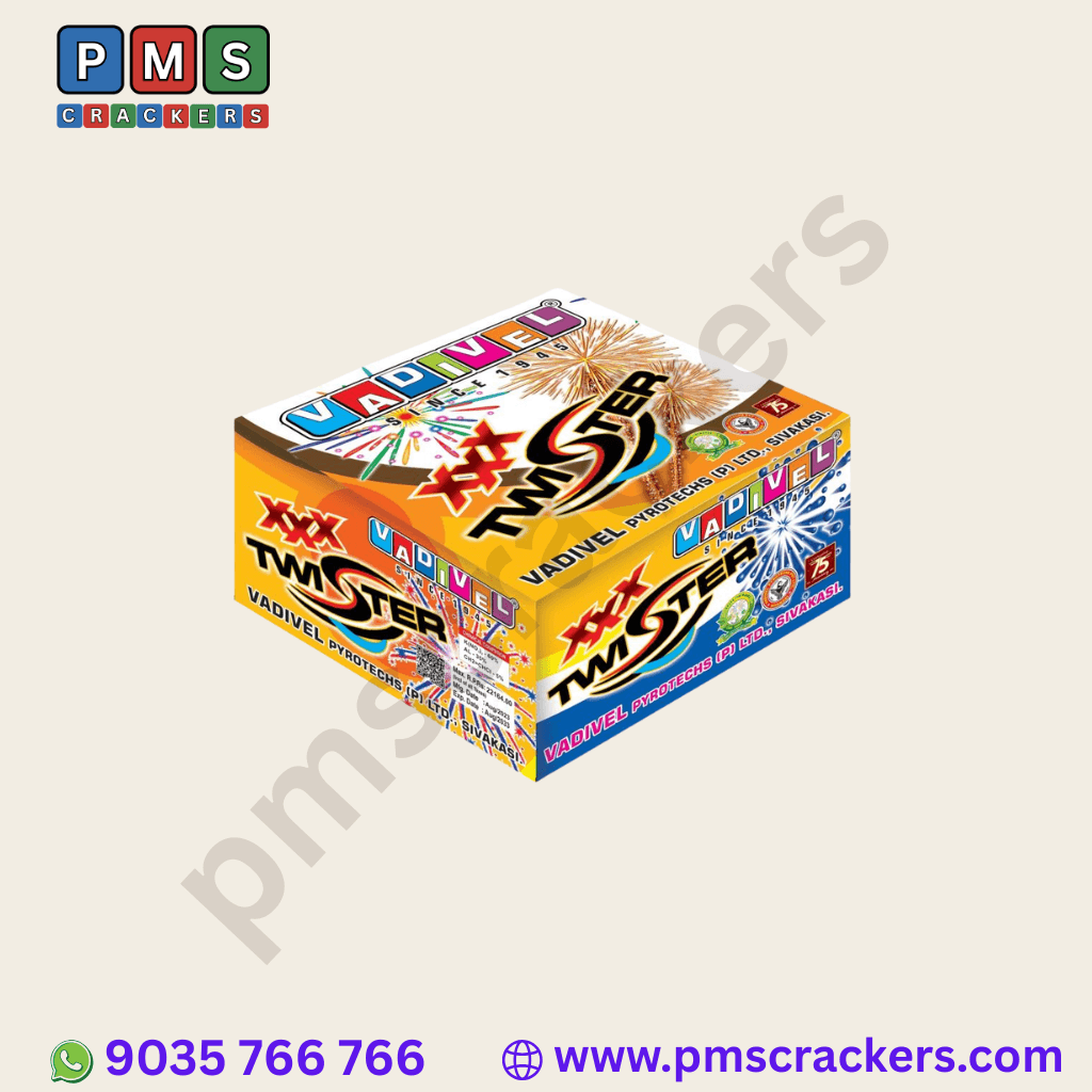 Xxx Twister – Multi Aerial Shots (17mm) | Vadivel Fireworks | PMS Crackers