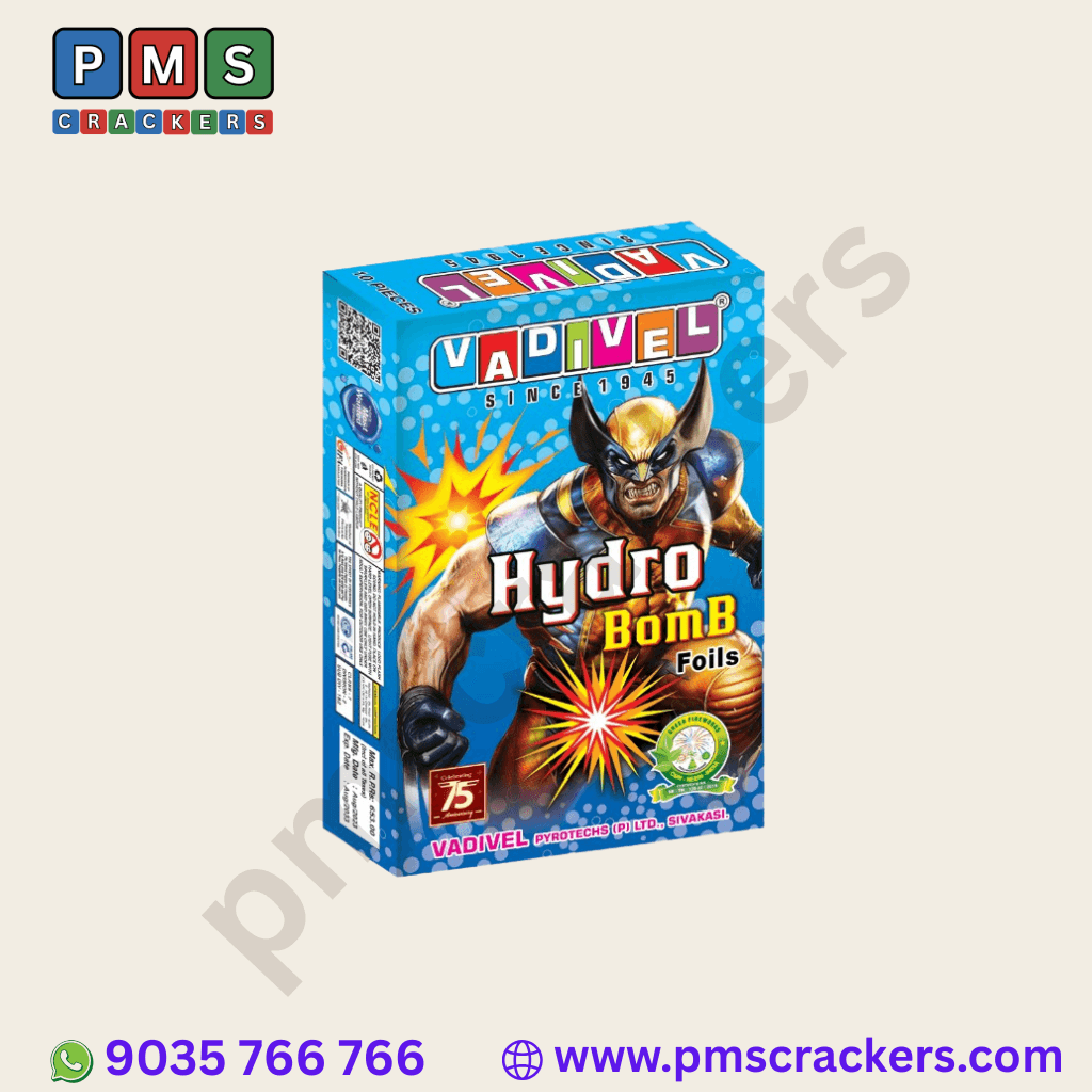 Hydro Foils (Micro Cord Fuse) – 10 Pcs/Box | Sonic Whirl & Spark | Exclusive Crackers From PMS Crackers