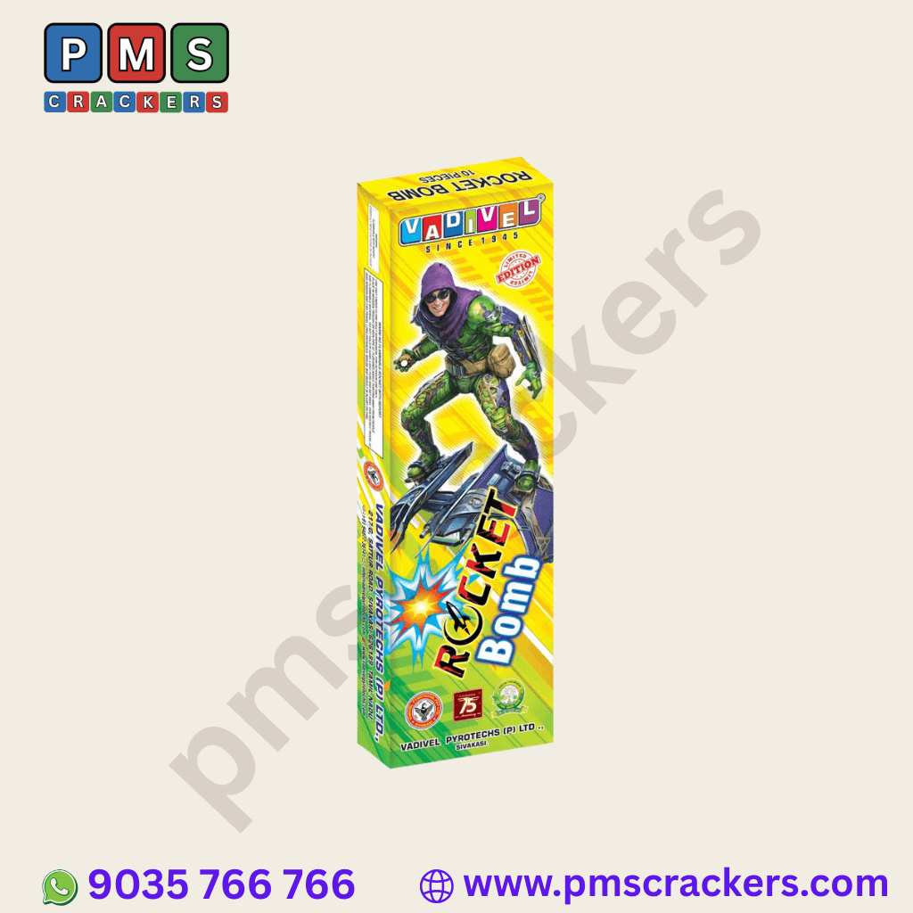 Rocket Bomb (10 Pcs/Box) | Sky-Shattering Aerial Thunder From PMS Crackers