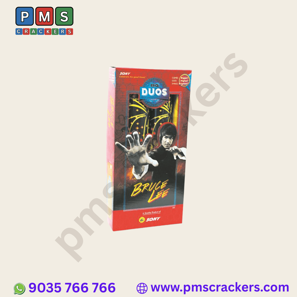 Bruce Lee (2 Piece) – 5" Special Fancy Shots | Sony Fireworks | PMS Crackers