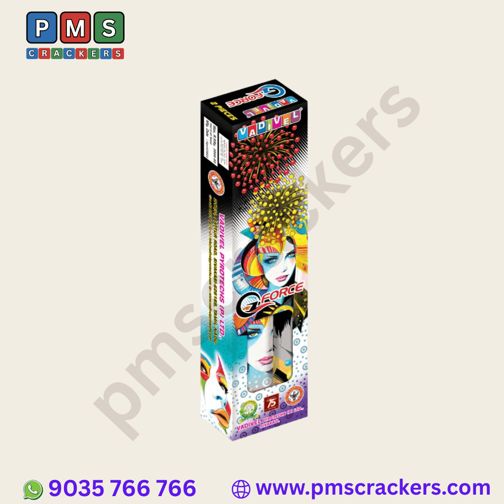 G-Force – Premium Aerial Shells 2" (Double Piece Packing)  | Vadivel Fireworks | PMS Crackers