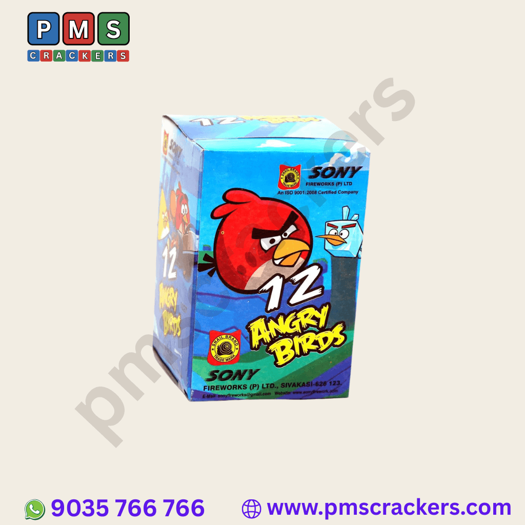 12 Angry Bird – 12 Shot Repeating Shooter | Sony Fireworks | PMS Crackers