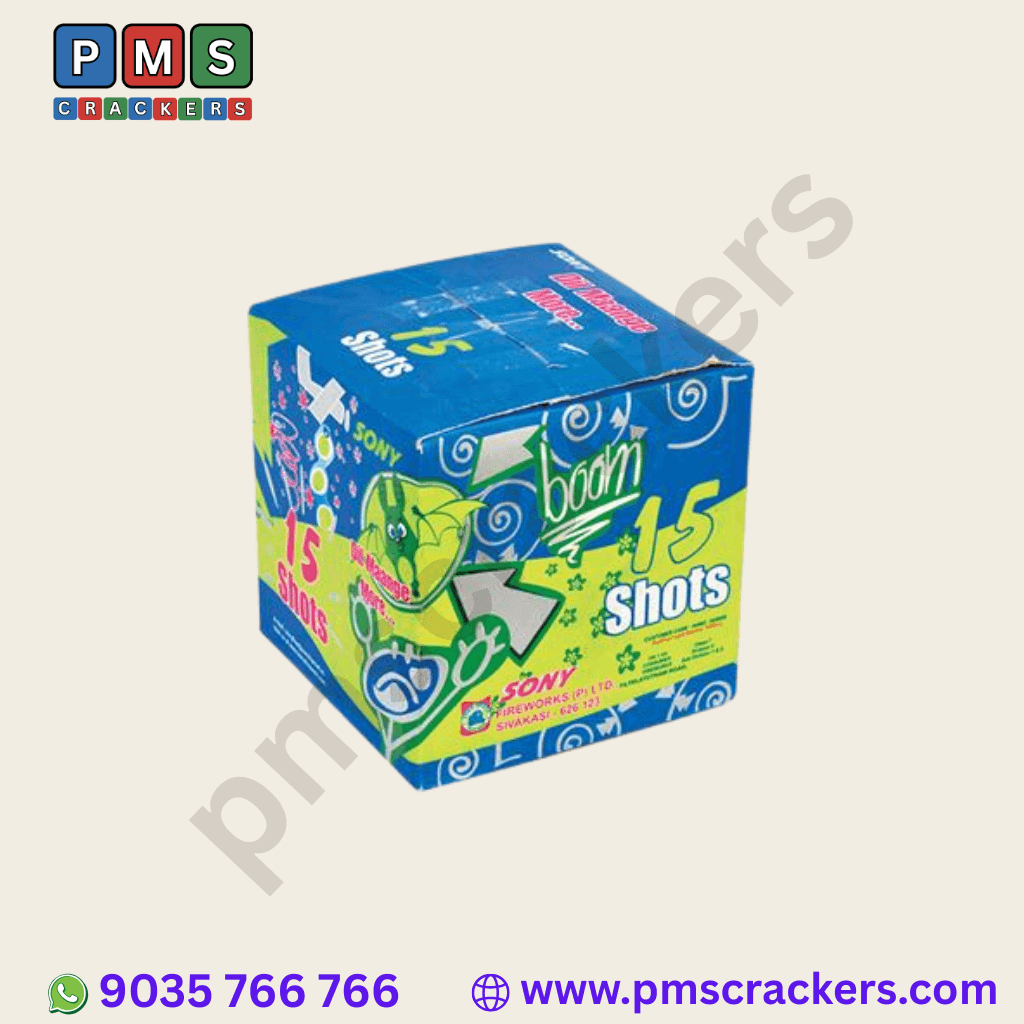 15 Shot – Grand Finale Repeating Shooter | Sony Fireworks | PMS Crackers