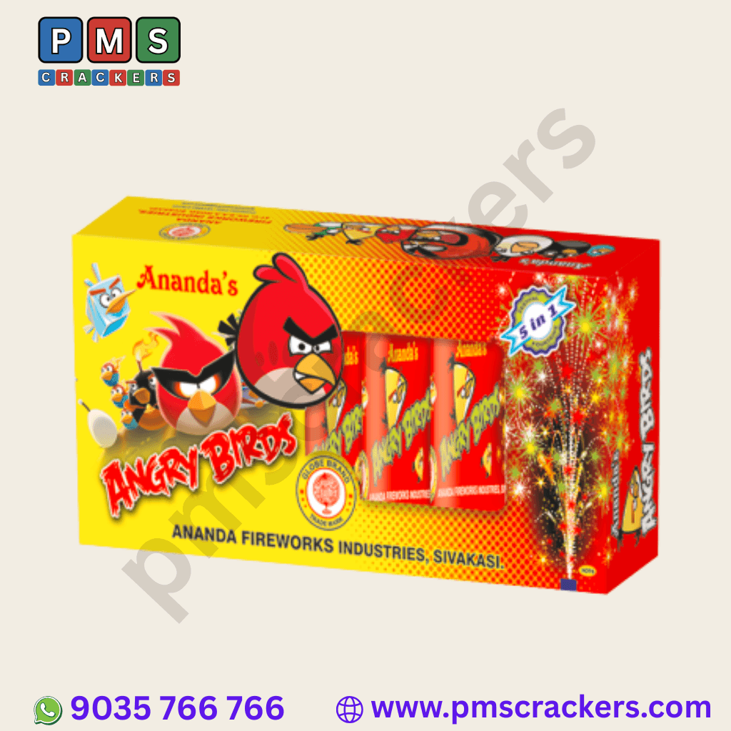 Ananda Angry Birds  (5 in 1 Multicolor)