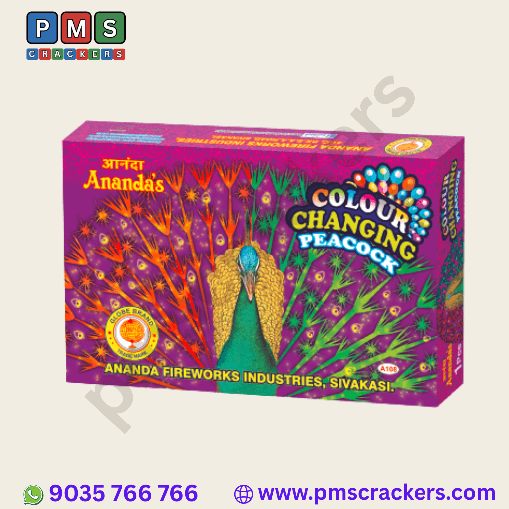 Ananda Color Changing Peacock (Red to Green)