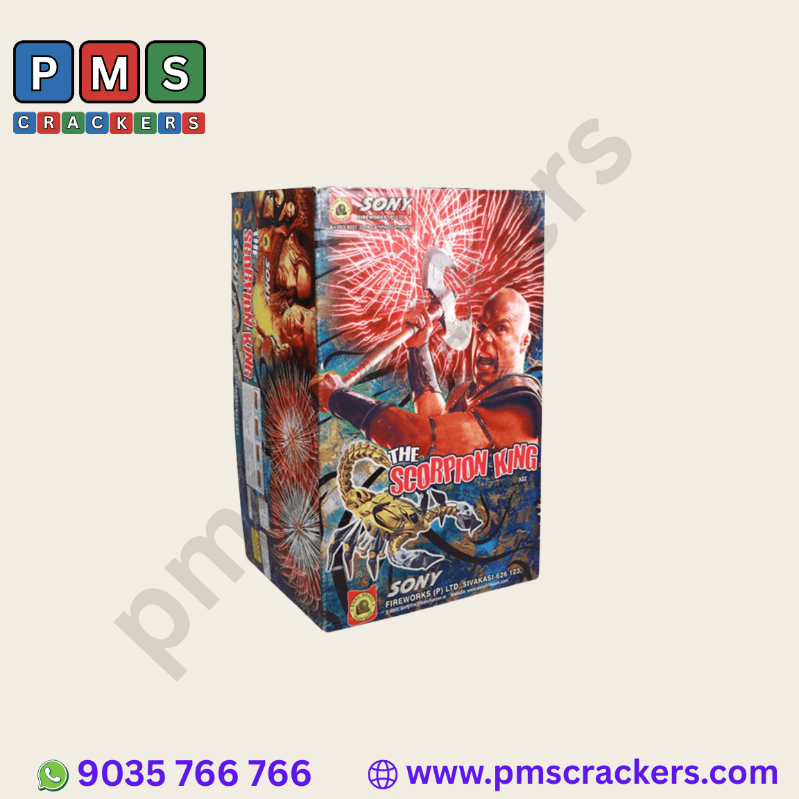 The Scorpion King Boom – 24 Shots Sonny Fireworks