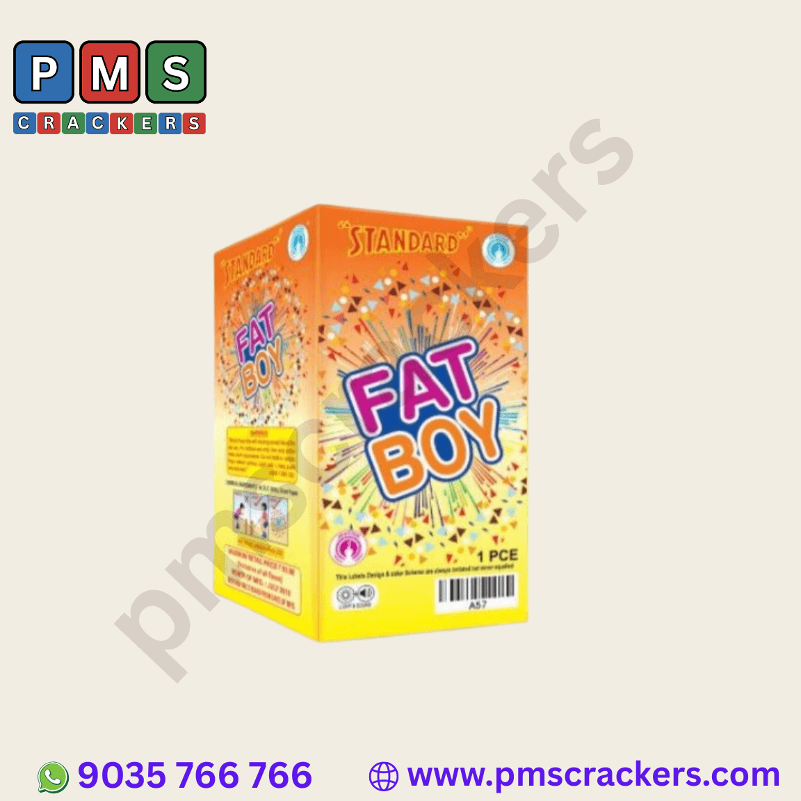 Fatboy (1 Pc) – Premium Aerial Shot | Standard Fireworks