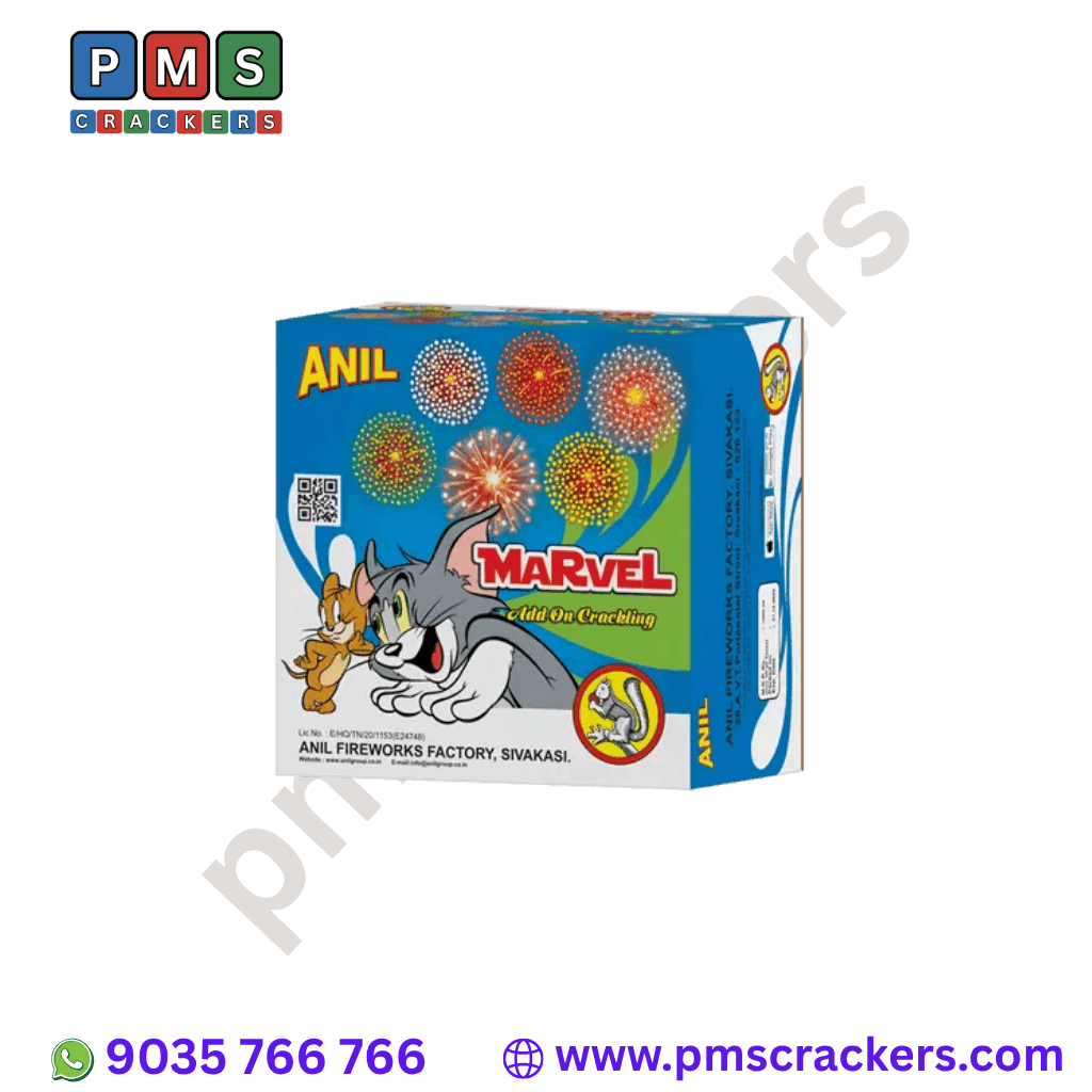 Marvel – 25 Shots Crackling Fireworks | Green Crackers By Anil Fireworks