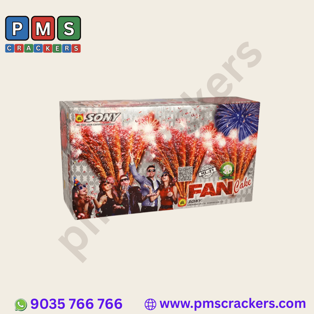 Fan Cake 100 Shots Skyshot Sonny Fireworks