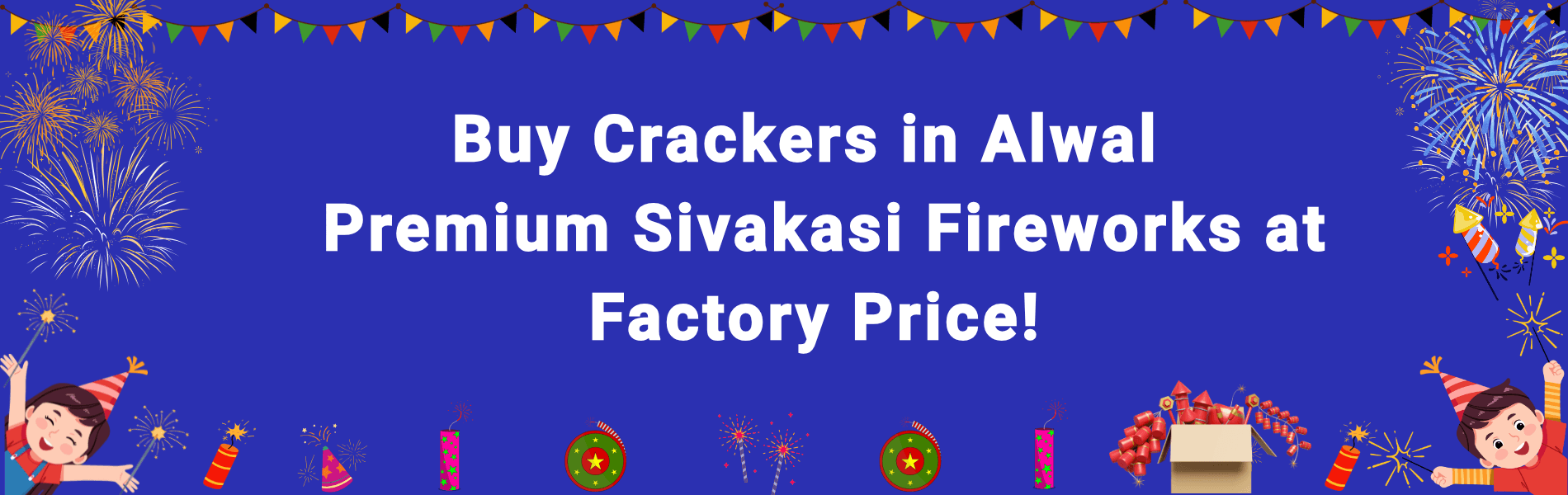 Colorful Sivakasi fireworks display representing premium crackers available for delivery in Alwal Hyderabad