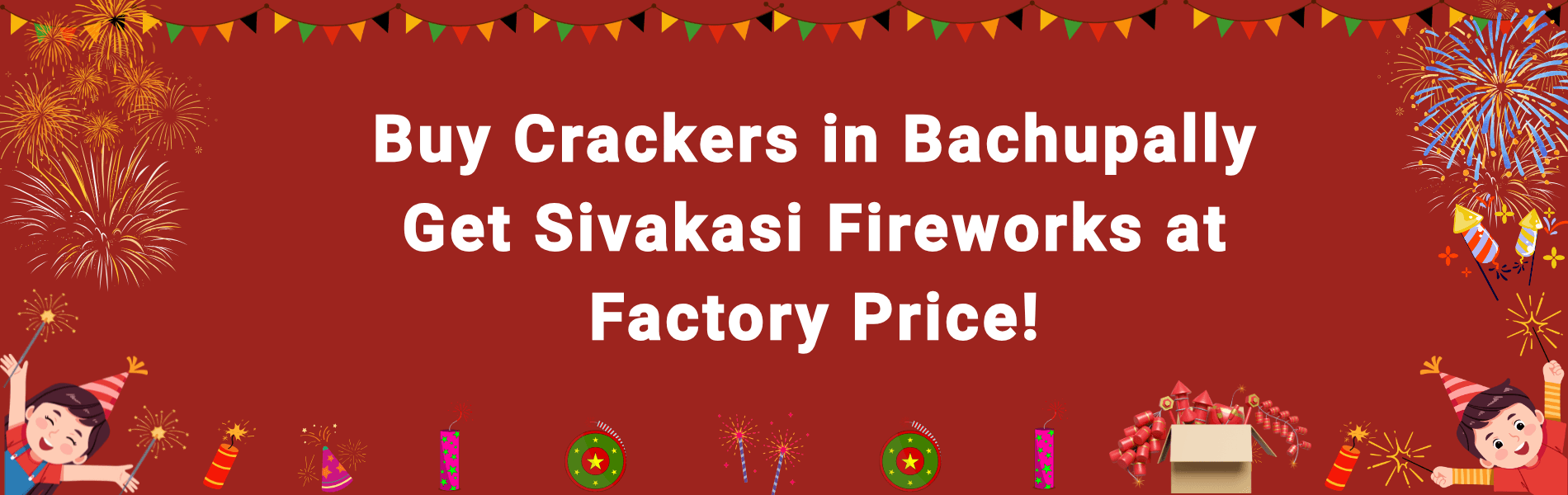 Colorful Sivakasi Diwali crackers and fireworks available for online delivery in Bachupally Hyderabad