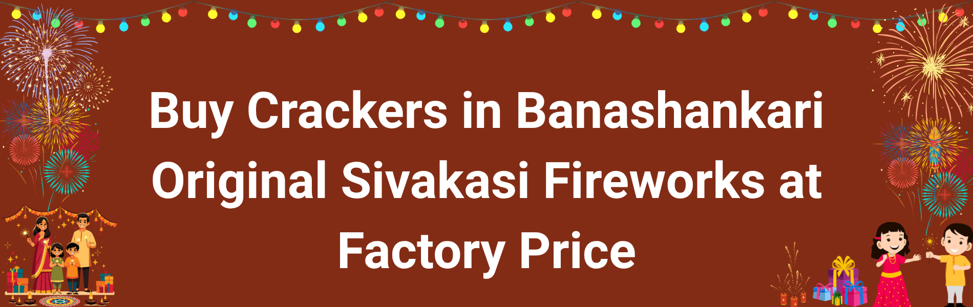 Colorful Sivakasi Diwali crackers and fireworks available for delivery in Banashankari Bengaluru