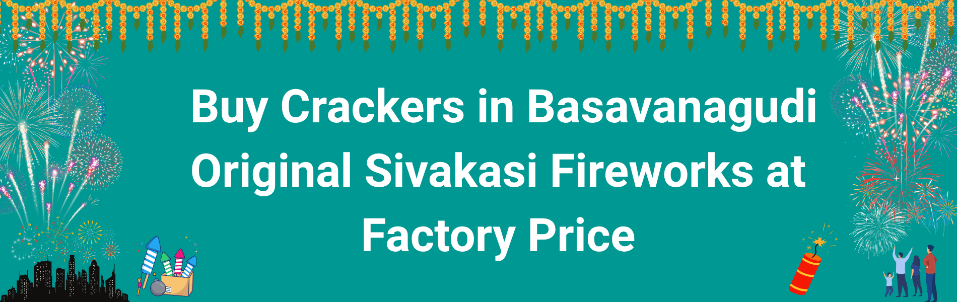 Colorful Sivakasi fireworks and Diwali crackers available for delivery in Basavanagudi Bengaluru