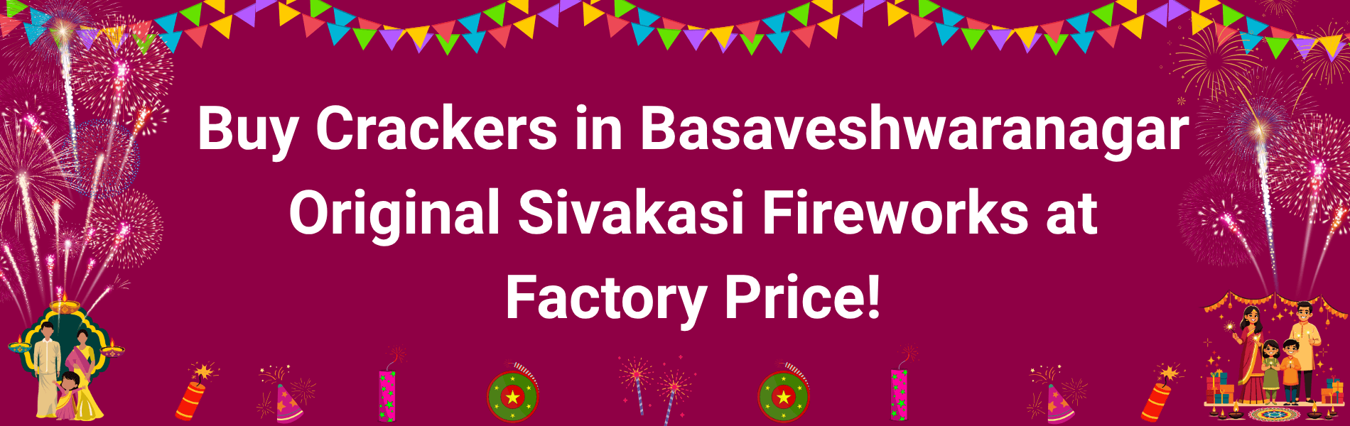 Colorful Sivakasi Diwali fireworks display representing crackers delivery in Basaveshwaranagar Bangalore