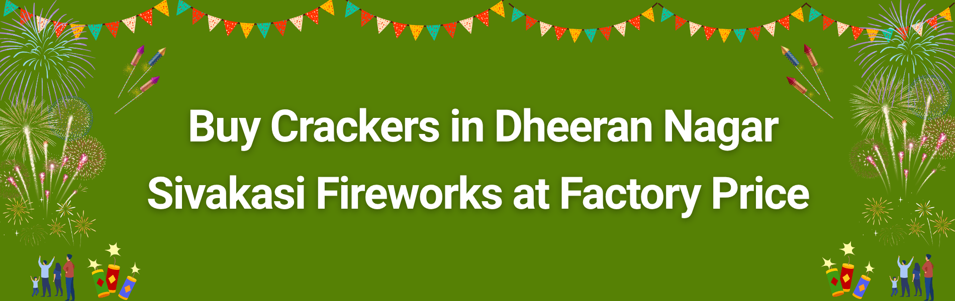 Colorful Sivakasi Diwali fireworks display representing crackers delivery in Dheeran Nagar