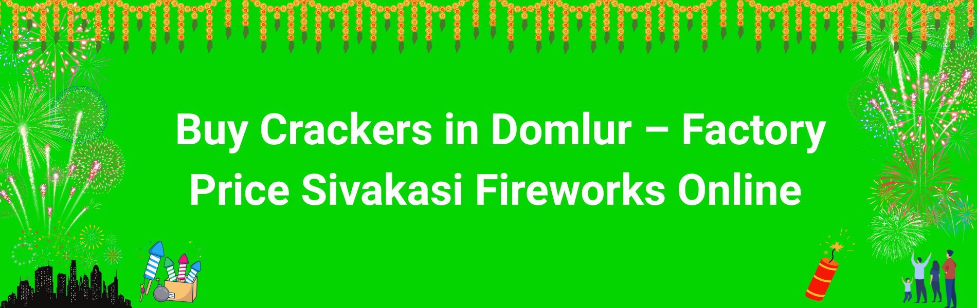 Colorful Sivakasi fireworks and Diwali crackers available for delivery in Domlur Bangalore