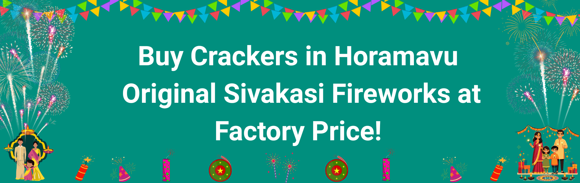 Colorful Sivakasi fireworks and Diwali crackers available for home delivery in Horamavu Bangalore