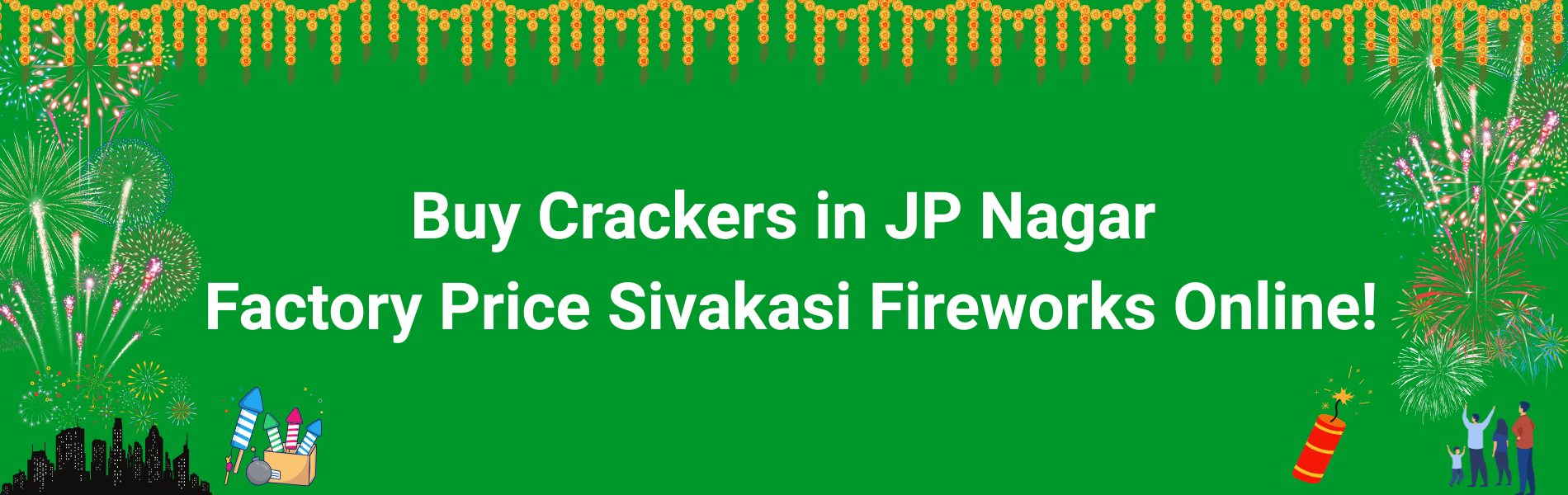Colorful Sivakasi Diwali crackers and fireworks available for online delivery in JP Nagar Bangalore