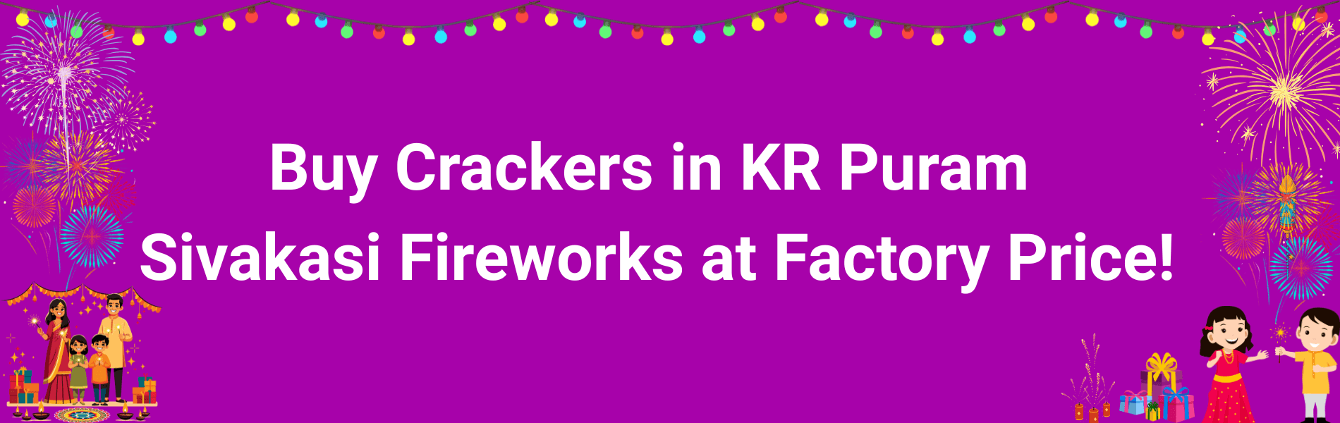 Colorful Sivakasi fireworks and Diwali crackers available for home delivery in KR Puram Bengaluru