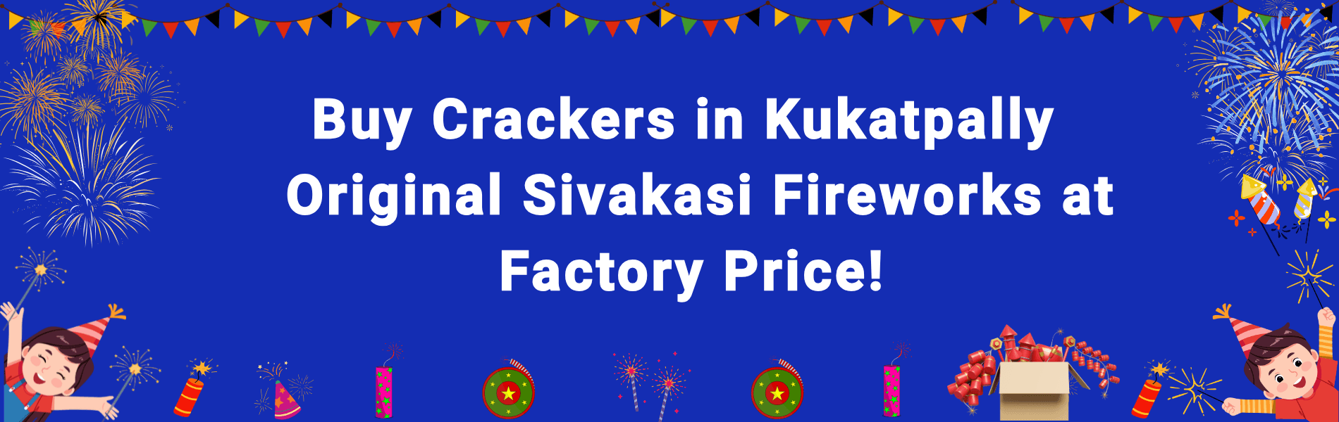 Colorful Sivakasi fireworks and Diwali crackers available for home delivery in Kukatpally Hyderabad