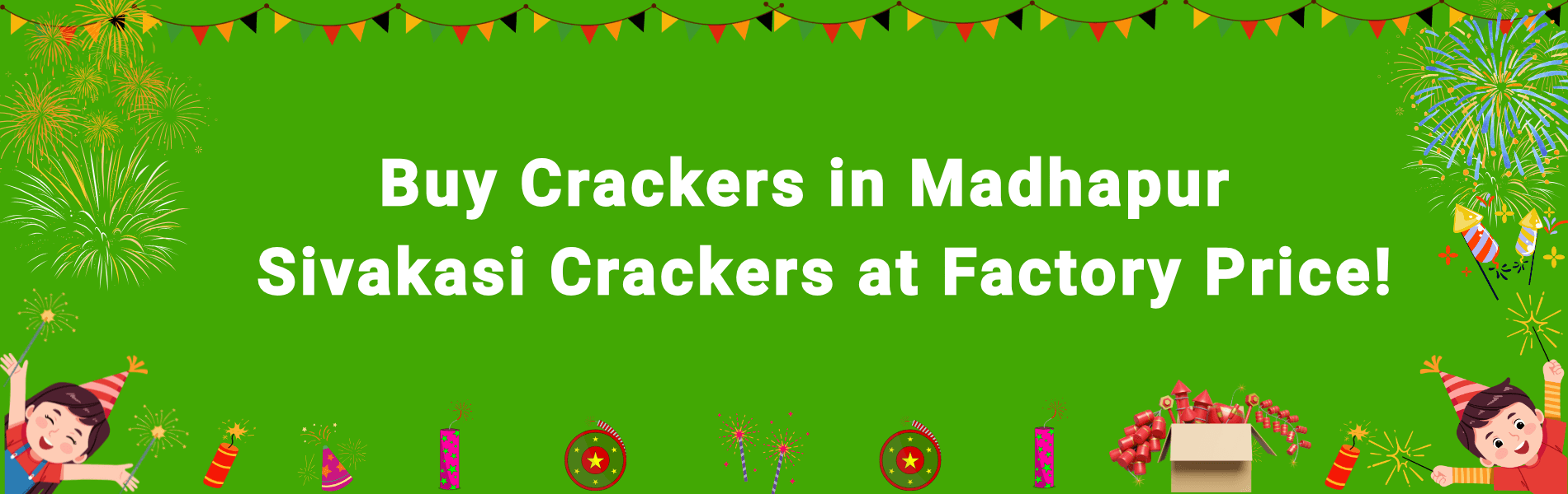 Colorful Sivakasi Diwali fireworks and crackers available for home delivery in Madhapur Hyderabad
