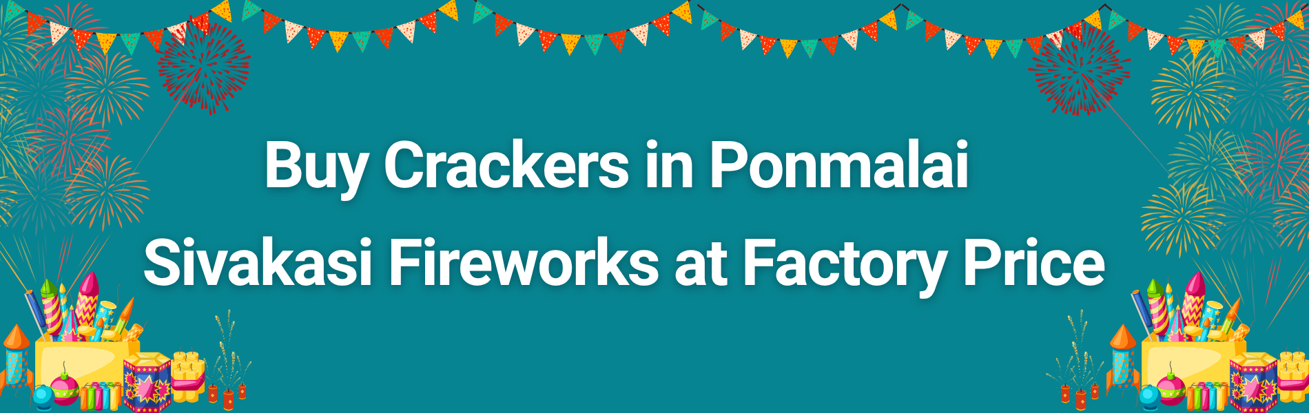 Colorful Sivakasi fireworks and Diwali crackers available for delivery in Ponmalai Trichy