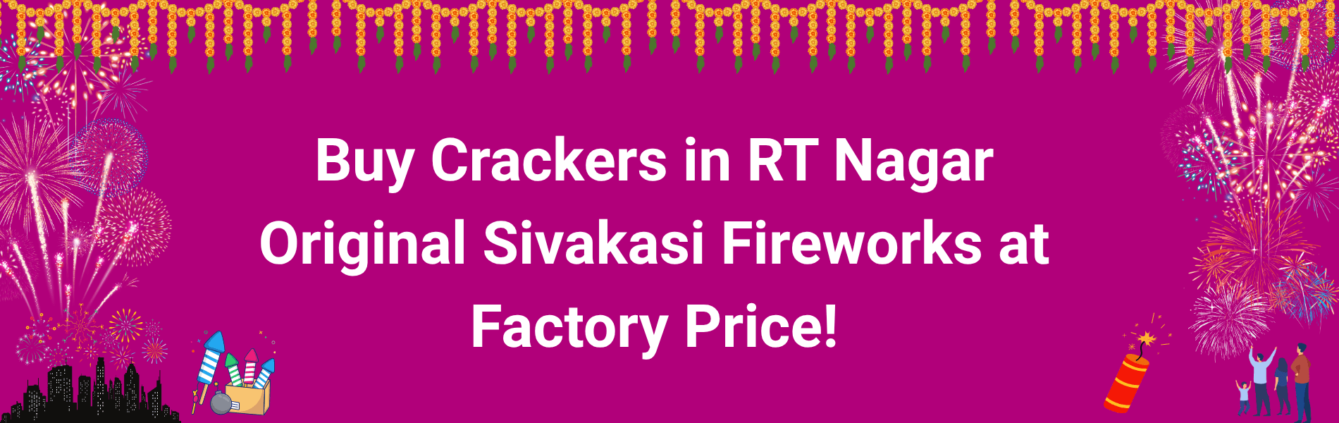 Colorful Sivakasi Diwali crackers and fireworks available for home delivery in RT Nagar Bangalore