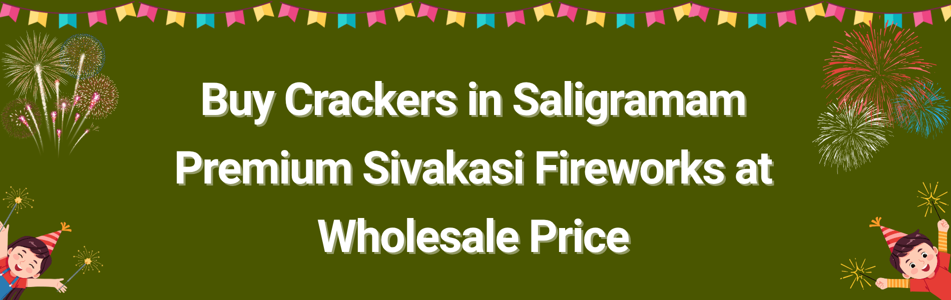 Colorful Sivakasi fireworks and Diwali crackers available for delivery in Saligramam Chennai