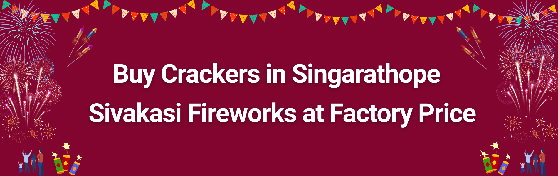 Colorful Sivakasi fireworks and Diwali crackers available for delivery in Singarathope Trichy