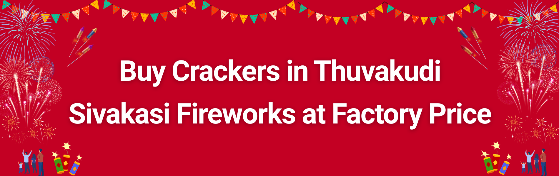 Colorful Sivakasi Diwali fireworks and crackers available for delivery in Thuvakudi