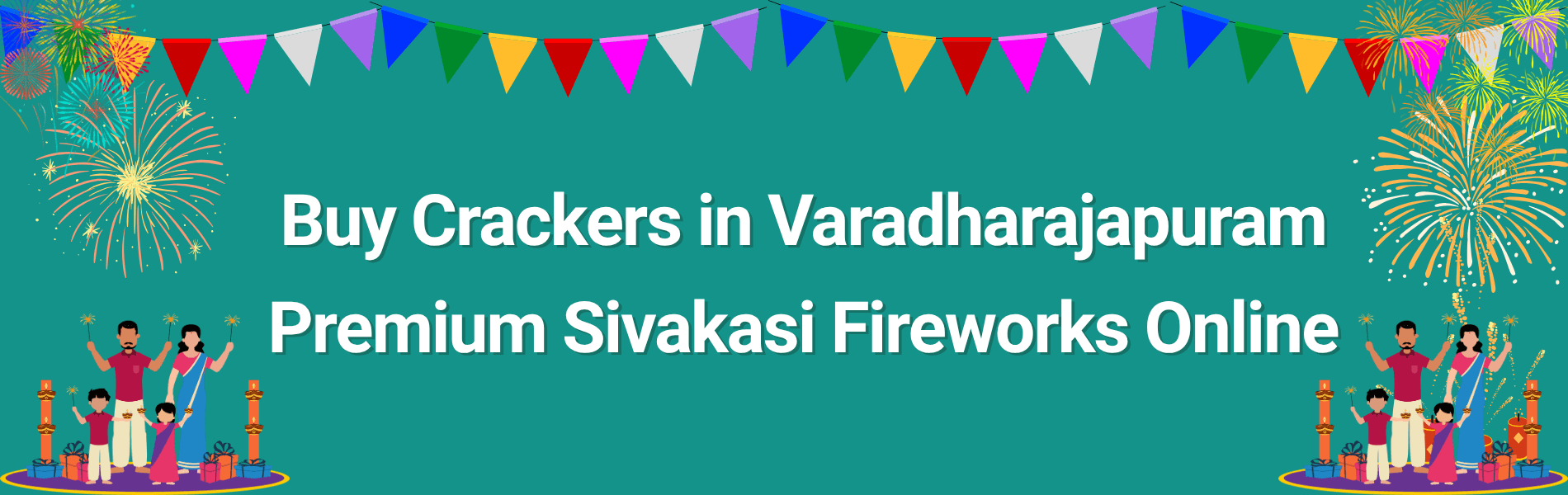 Colorful Sivakasi Diwali fireworks and crackers available for delivery in Varadharajapuram Chennai