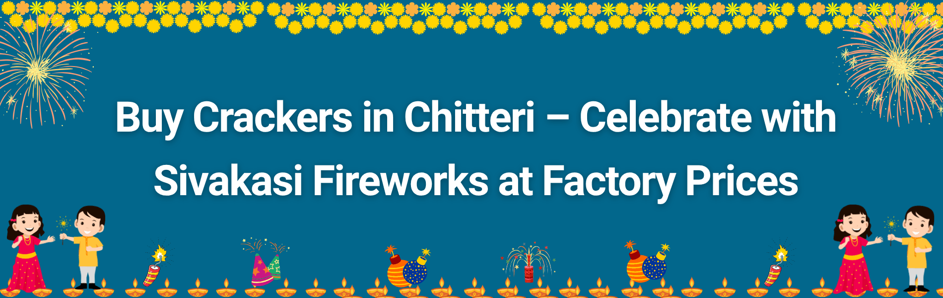 Colorful Sivakasi Diwali crackers and fireworks available for online delivery in Chitteri
