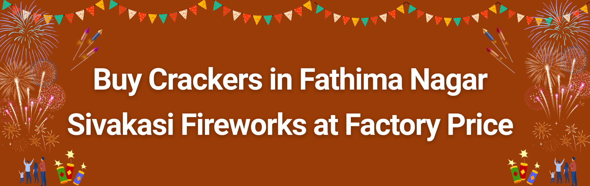 Colorful Sivakasi Diwali fireworks and crackers available at factory price in Fathima Nagar