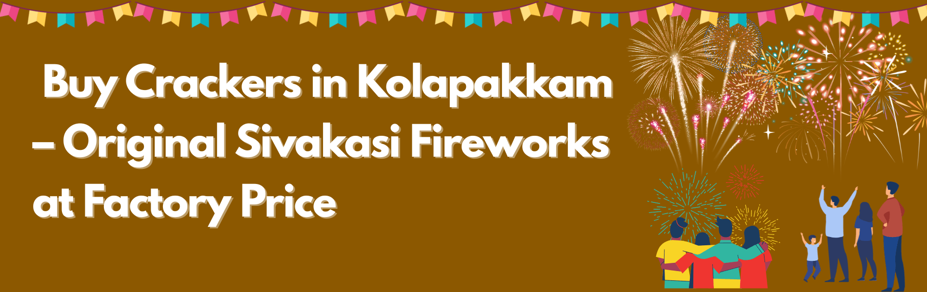 Colorful Sivakasi Diwali crackers and fireworks boxes ready for home delivery in Kolapakkam Chennai