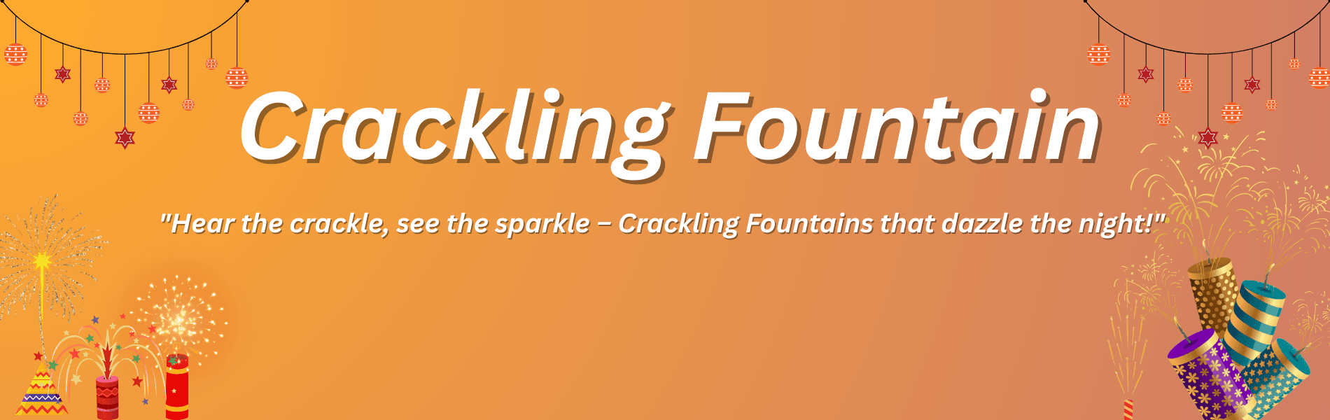 Crackling Fountain — wholesale fireworks from PMS Crackers