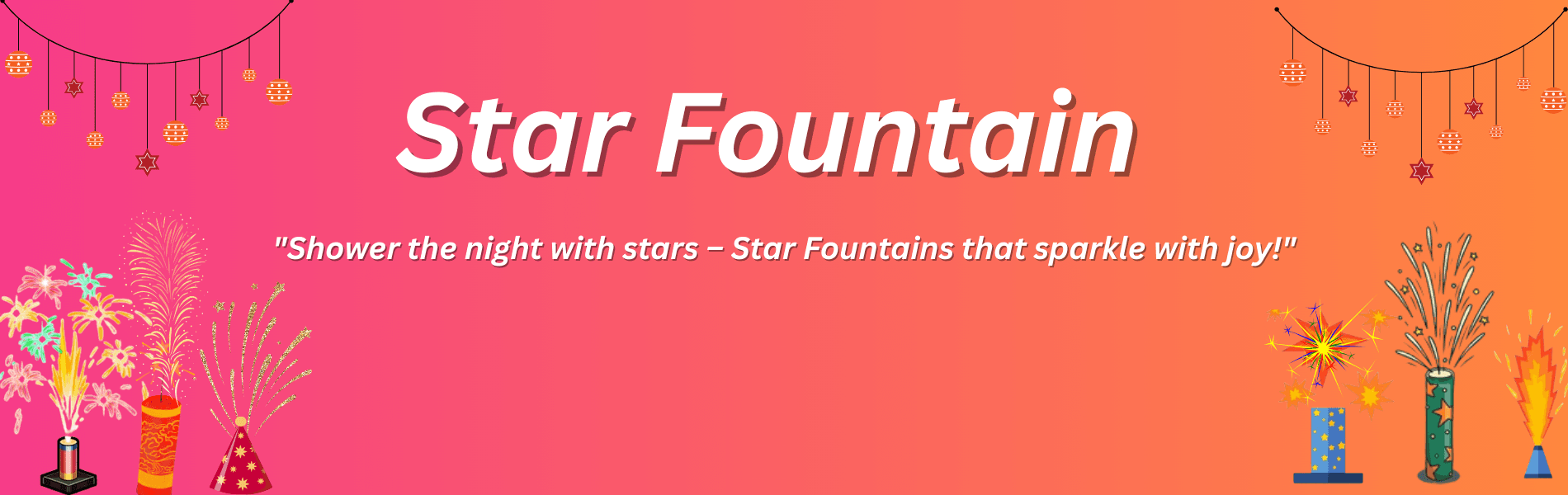 Star Fountain — wholesale fireworks from PMS Crackers